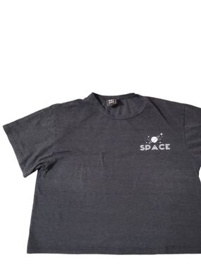 Riot Queen Women's Charcoal Gray Space Crop T-shirt Large